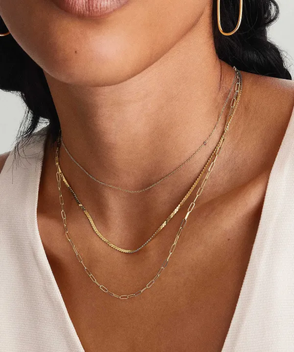 Necklaces<Mejuri Serpentine Chain Necklace
