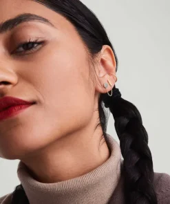 Earrings<Mejuri Single Bar Chain Stud