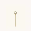 Earrings<Mejuri Single Bar Hoop Charm