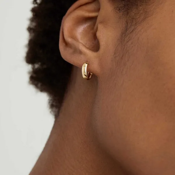 Earrings<Mejuri Single Bold Huggie Hoop