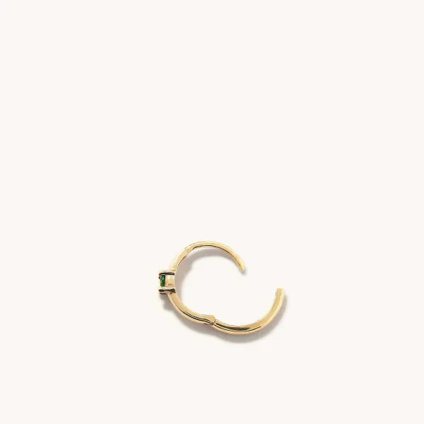 Earrings<Mejuri Single Colored Mini Hoop