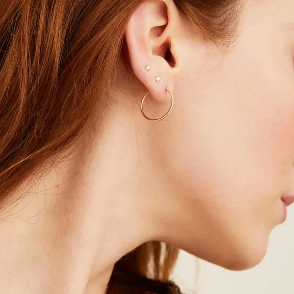 Earrings<Mejuri Single Diamond Mini Stud