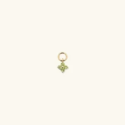 Earrings<Mejuri Single Gemstone Cluster Hoop Charm