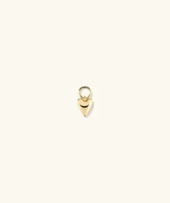 Earrings<Mejuri Single Mini Heart Hoop Charm