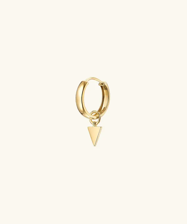 Earrings<Mejuri Single Patra Hoop Charm
