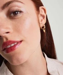 Earrings<Mejuri Single Patra Hoop Charm