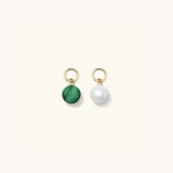 Earrings<Mejuri Single Pearl Hoop Charm