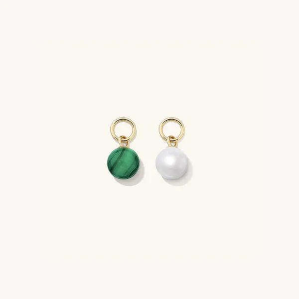Earrings<Mejuri Single Pearl Hoop Charm
