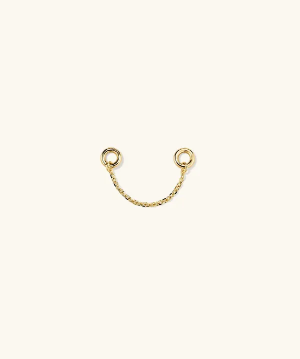 Earrings<Mejuri Single Stud Chain Connector