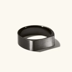 Rings<Mejuri Slim Rectangular Signet Ring