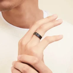 Rings<Mejuri Slim Rectangular Signet Ring
