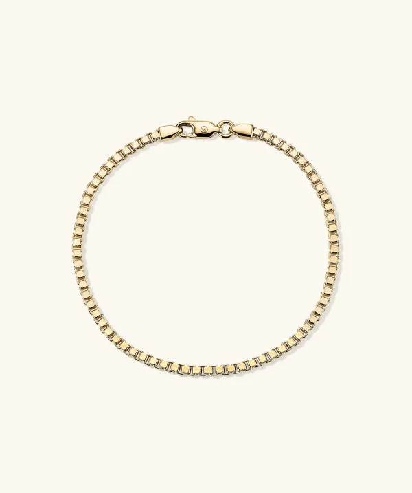 Bracelets<Mejuri Square Box Chain Bracelet