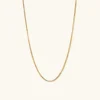 Necklaces<Mejuri Square Box Chain Necklace