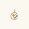 Necklaces<Mejuri Strength: Rose Pearl Coin Charm Pendant