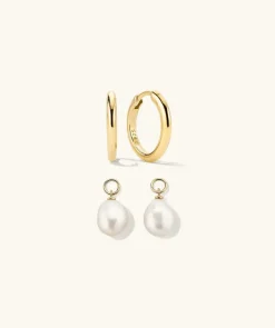 Earrings<Mejuri The Convertible Hoop Set