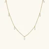 Necklaces<Mejuri Tiny Pearl Station Necklace