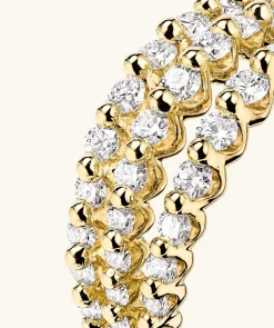 Rings<Mejuri Triple Lace Diamond Ring