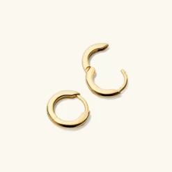 Earrings<Mejuri Tube Huggie Hoops