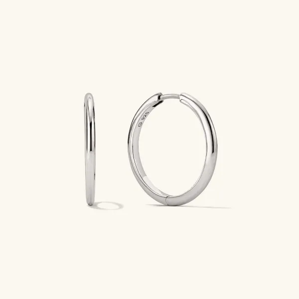 Earrings<Mejuri Tube Large Hoops