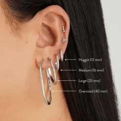 Earrings<Mejuri Tube Large Hoops