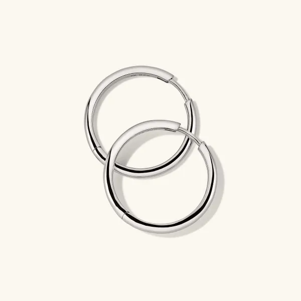 Earrings<Mejuri Tube Large Hoops