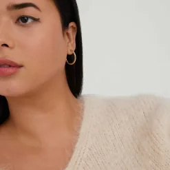 Earrings<Mejuri Tube Large Hoops