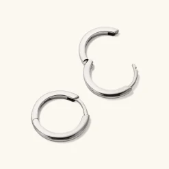 Earrings<Mejuri Tube Medium Hoops