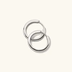 Earrings<Mejuri Tube Medium Hoops