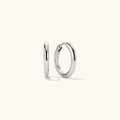Earrings<Mejuri Tube Medium Hoops