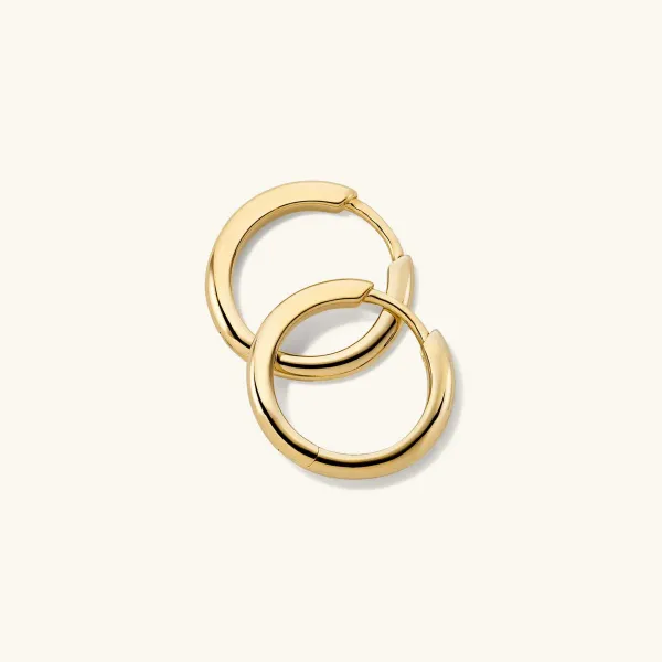 Earrings<Mejuri Tube Medium Hoops