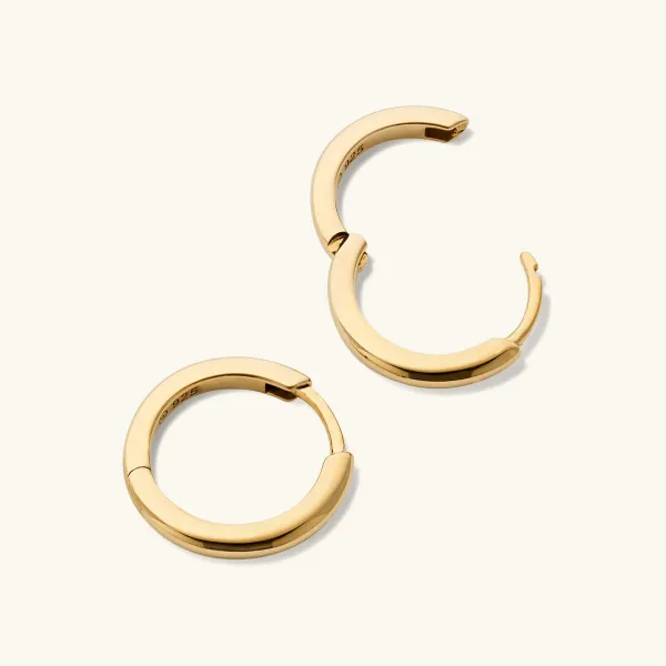 Earrings<Mejuri Tube Medium Hoops