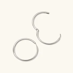 Earrings<Mejuri Tube Oversized Hoops