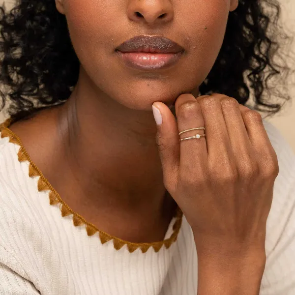 Rings<Mejuri Twist Ring