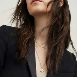 Necklaces<Mejuri Victory: Winged Coin Charm Pendant