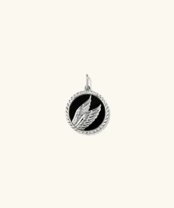 Necklaces<Mejuri Victory: Winged Coin Charm Pendant