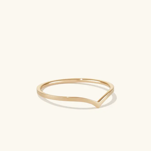 Rings<Mejuri Wishbone Ring