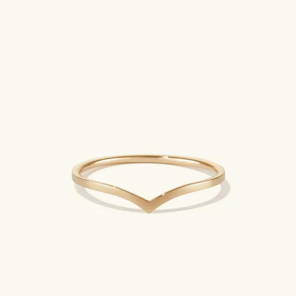 Rings<Mejuri Wishbone Ring