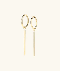 Earrings<Mejuri Xl Bar Hoop Charms