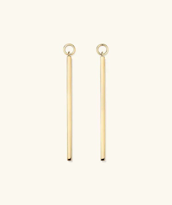 Earrings<Mejuri Xl Bar Hoop Charms