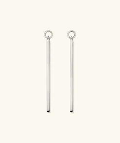 Earrings<Mejuri Xl Bar Hoop Charms