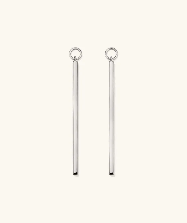 Earrings<Mejuri Xl Bar Hoop Charms