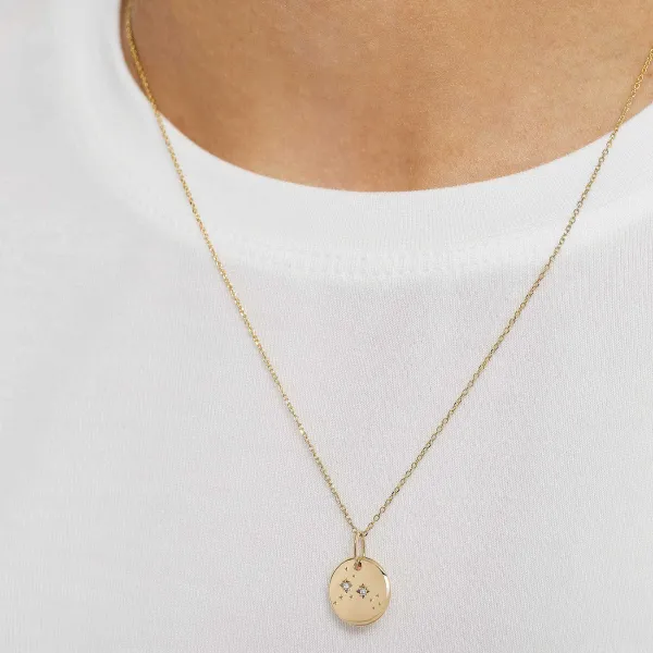 Necklaces<Mejuri Zodiac Charm Pendant