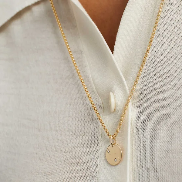 Necklaces<Mejuri Zodiac Charm Pendant