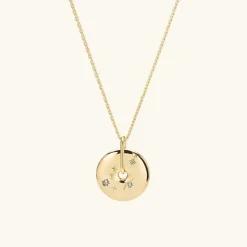 Necklaces<Mejuri Zodiac Pendant Necklace