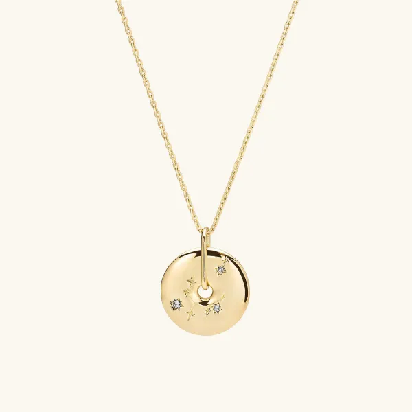 Necklaces<Mejuri Zodiac Pendant Necklace