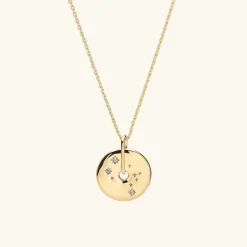 Necklaces<Mejuri Zodiac Pendant Necklace