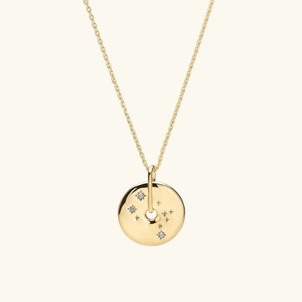Necklaces<Mejuri Zodiac Pendant Necklace