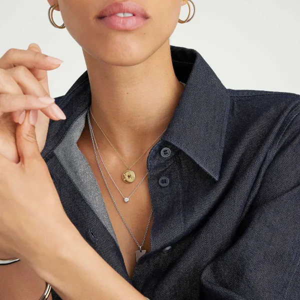 Necklaces<Mejuri Zodiac Pendant Necklace