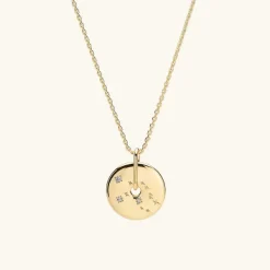 Necklaces<Mejuri Zodiac Pendant Necklace