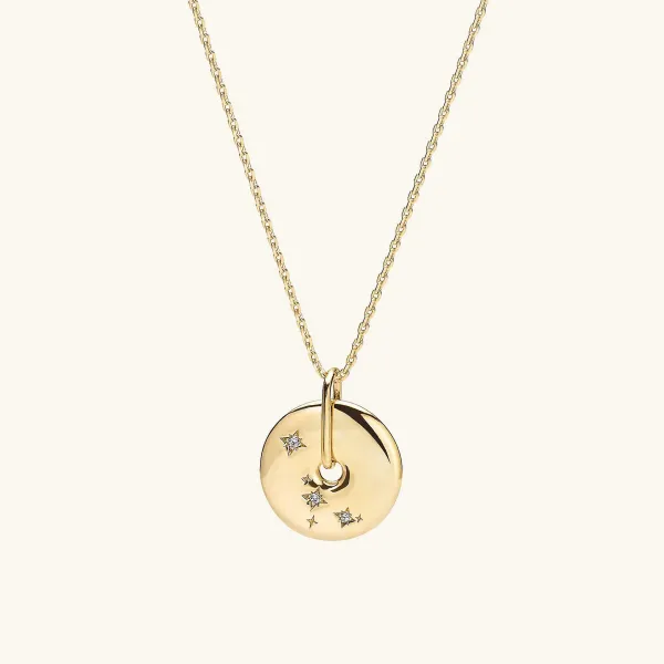 Necklaces<Mejuri Zodiac Pendant Necklace